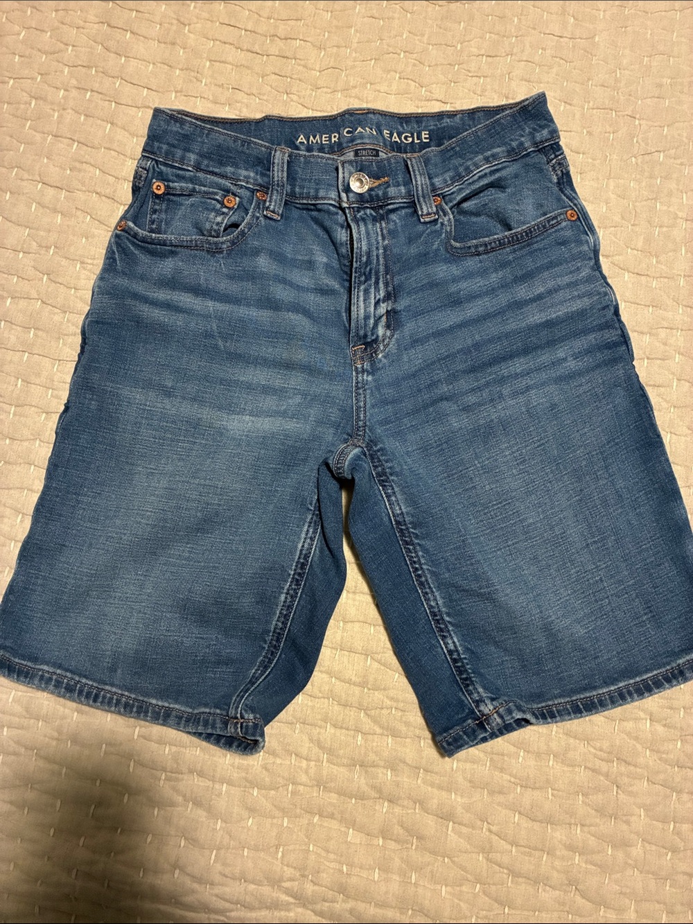 American Eagle Outfitters Women's Blue Denim Jean Shorts